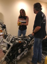 Bubba and Scott working on the Harley3